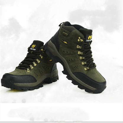 Autumn and winter high top outdoor hiking shoes