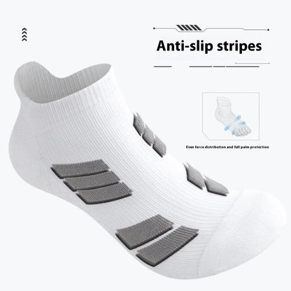 Men's Sports Socks Thick Towel Bottom Shock Absorption Non-slip Anti-sweat