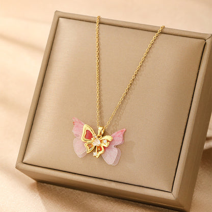 Light Luxury Necklace All-match Love Women