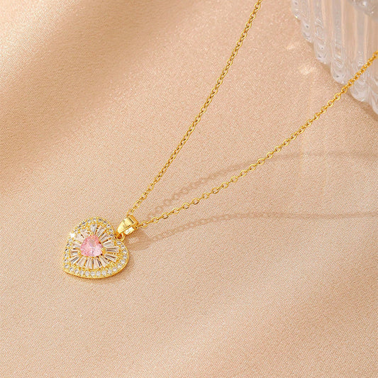 Light Luxury Necklace All-match Love Women
