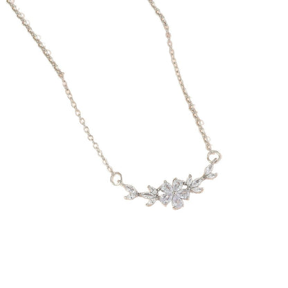 Original Design Copper Hand Inlaid Horse Eye Flower Pendant Choker