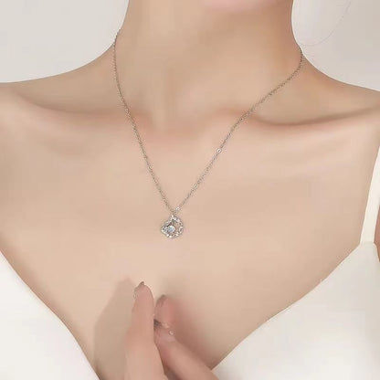 Female Creative Versatile Tree And Bird Pendant Necklace