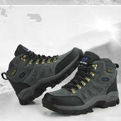 Autumn and winter high top outdoor hiking shoes