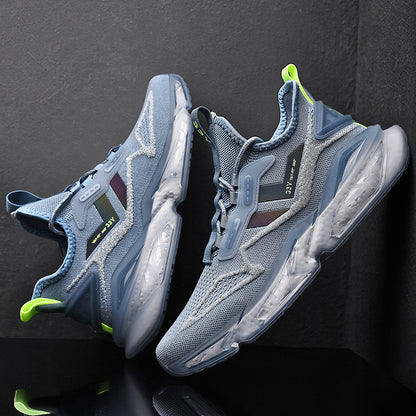 Lightweight Autumn Winter Breathable Trendy Reflective Men's Shoes