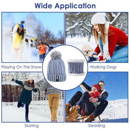 2-in-1 Winter Beanie & Neck Warmer Set – Stay Cozy All Season ❄️