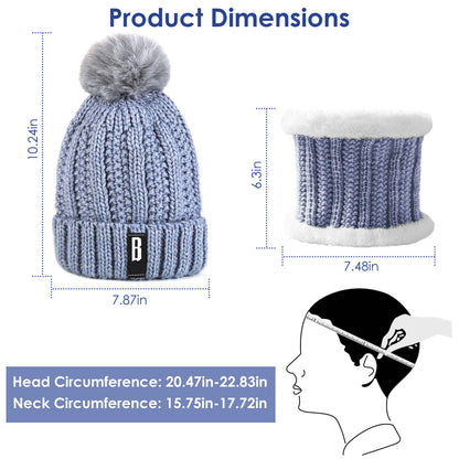 2-in-1 Winter Beanie & Neck Warmer Set – Stay Cozy All Season ❄️
