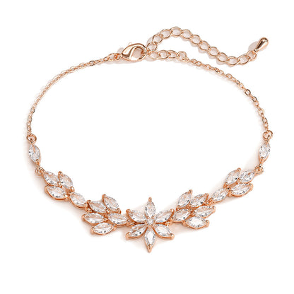 European And American Personalized Creative And Refined Flower Bracelet For Women